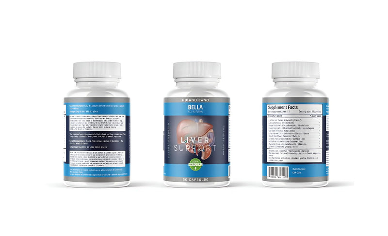 Bella All Natural Liver Support Capsules