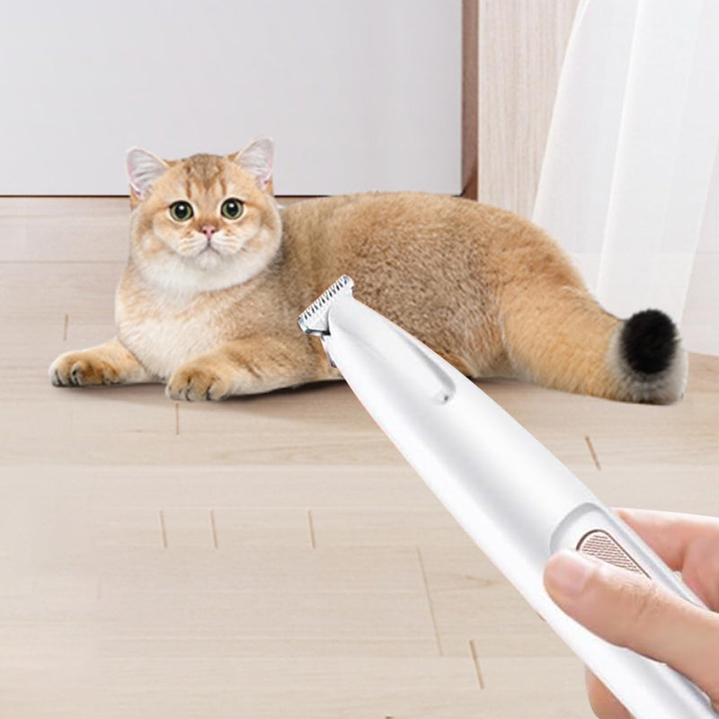 Dog clipper, waterproof quiet rechargeable pet paw trimmer with LED light, professional dog trimmer for thick, long and curly pet hair - BeesActive Australia
