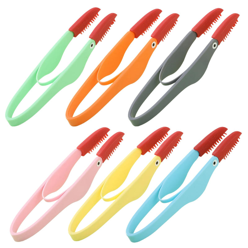 Effective Pet Eye Combs Tweezers Brush For Tear Residues Easily Removal Eye Stain Brush For Booger, orange