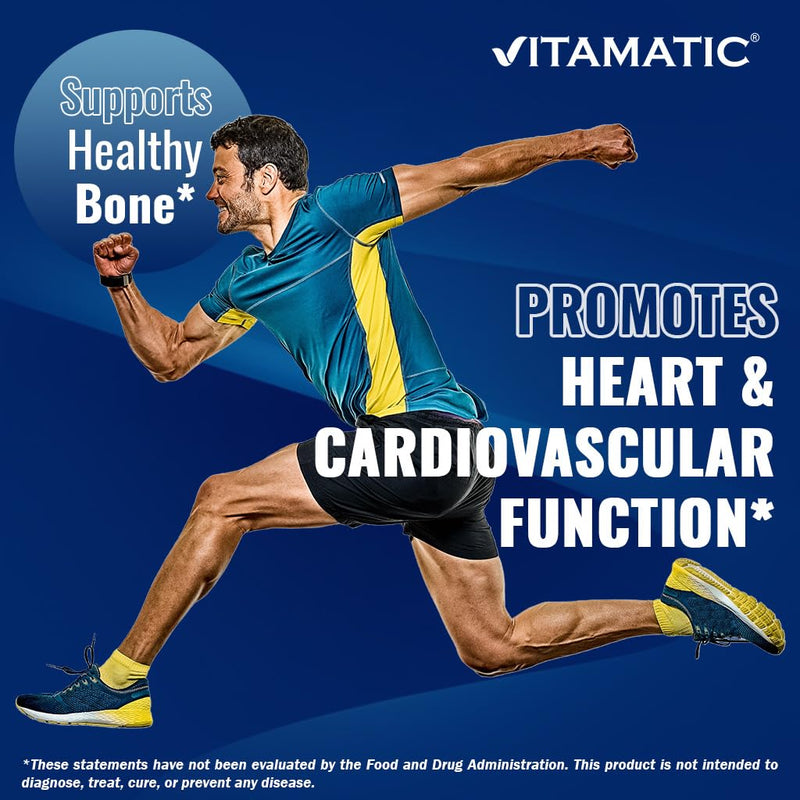 Vitamatic Vitamin D3 K2 Supplements with 10,000 IU Vitamin D + 200mcg Vitamin K MK-7, 120 Tablets Bone, Heart, Immune, & Calcium Support 120 Count (Pack of 1)