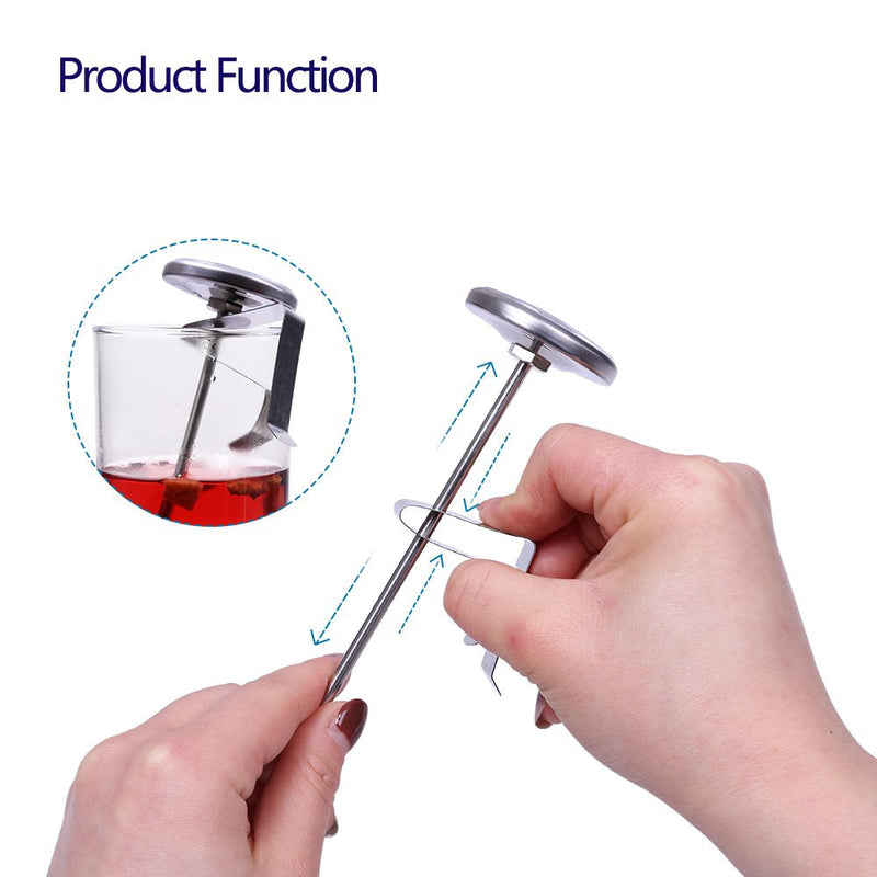 KT THERMO Instand Read 2-Inch Dial Thermometer,Best for The Coffee Drinks,Chocolate Milk Foam 0~220℉ - BeesActive Australia