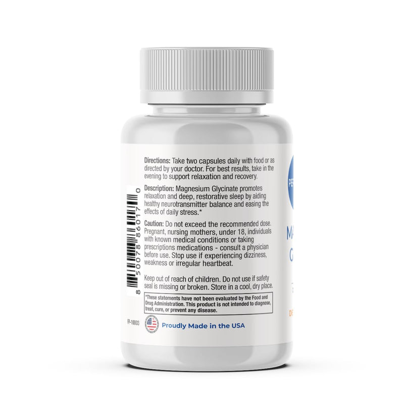 Magnesium Glycinate 150mg for Sleep (60 Capsules) | High Absorption Magnesium Supplement for Sleep, Stress & Muscle | Chelated, Gentle on Stomach | Vegan Capsules, Non-GMO 1 Pack