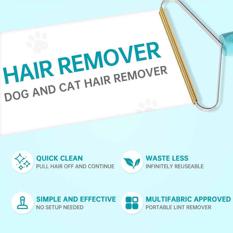 3-Pack Pet Hair Removal Tool,Dog Cat Hair Remover,Lint Shaver Cleaner Pro,Fur Removal Tool,Portable Carpet Scraper,Carpet Rake,Pet Hair Brush for Carpet,Clothes,Car Mats,Couch,Pet Bed,Furniture - BeesActive Australia