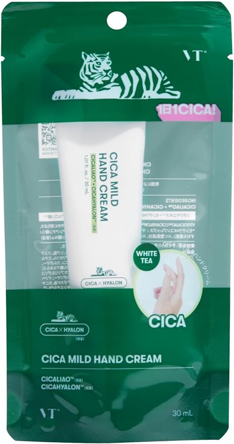 VTCOSMETICS VT Deer Mild Hand Cream, 1.0 fl oz (30 ml), Highly Moisturizing, Dry Skin, White Tea Scent, Korean Cosmetics - BeesActive Australia