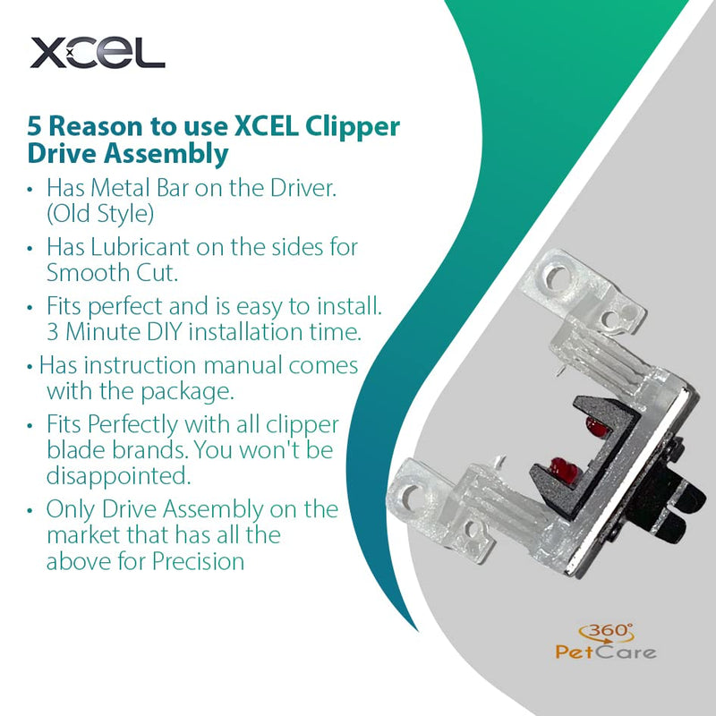 XCEL Lubricated Blade Drive Lever Replacement for Pet Clipper - 3-Pack 3 Pack - BeesActive Australia