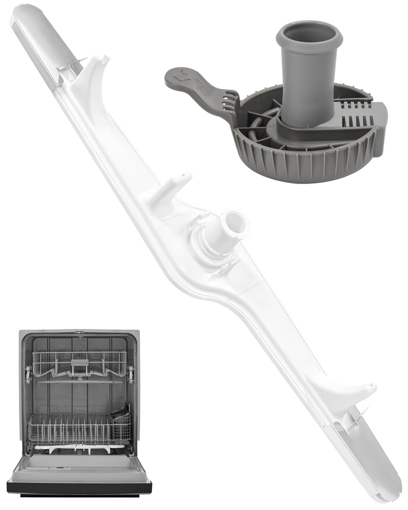 154568001 Dishwasher Lower Spray Arm Set-Complete with 5304518968 Support & 5304506518 Filter-Compatible with Frigidaire Kenmore Dishwasher Bottom Lower Spray Arm 154414101 154250901 5304517203 - BeesActive Australia