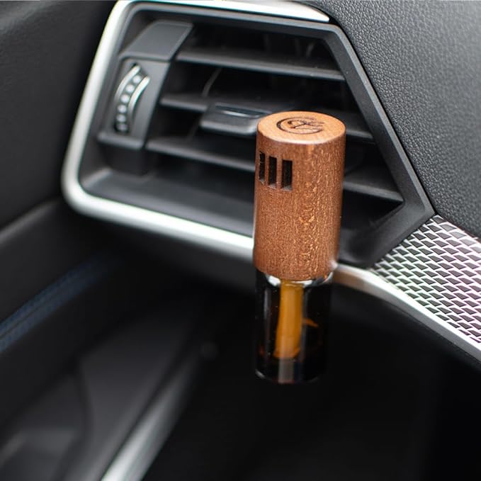 Thaleiaveil Sari Bell Aroma Diffuser, Car Diffuser, Air Conditioner Vent Clip Type, Wood Grain, Brown -  Australia