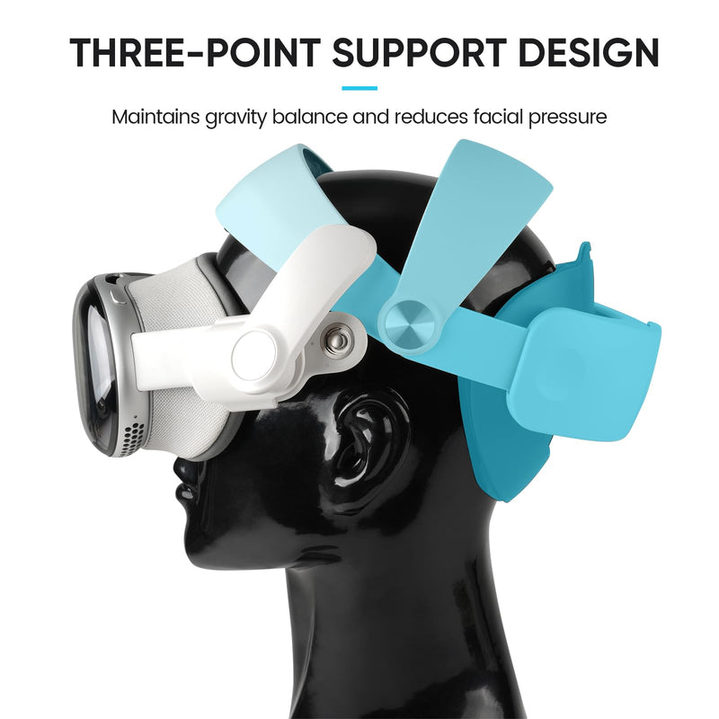 VT3 Head Strap Accessories Compatible with Apple Vision Pro, Reduce Facial Stress, Enhanced Support and Comfort - BeesActive Australia