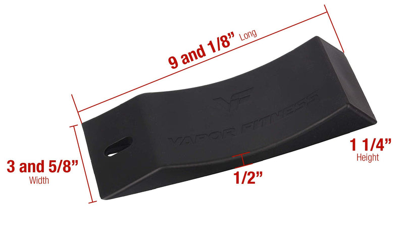 Widest Deadlift Wedge (2 Pack) - Barbell Deadlift Jack Alternative for Weightlifting - Accessories for Platforms, Blocks, and Pads Black (2 Pack)