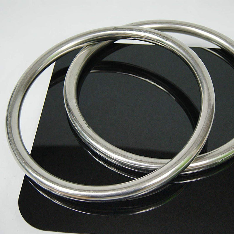 HYOUT Wing Chun Stainless Ring Yewen Sau Sticky Hand Strength Training Tsun Siu Lum Kung Fu Self Defense 2-Pack - BeesActive Australia