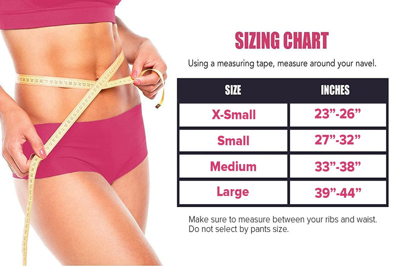 Women Weight Lifting Belt - High Performance Neoprene Back Support - Light Weight & Heavy Duty Core Support For WeightLifting and Fitness Black/Pink Medium - BeesActive Australia