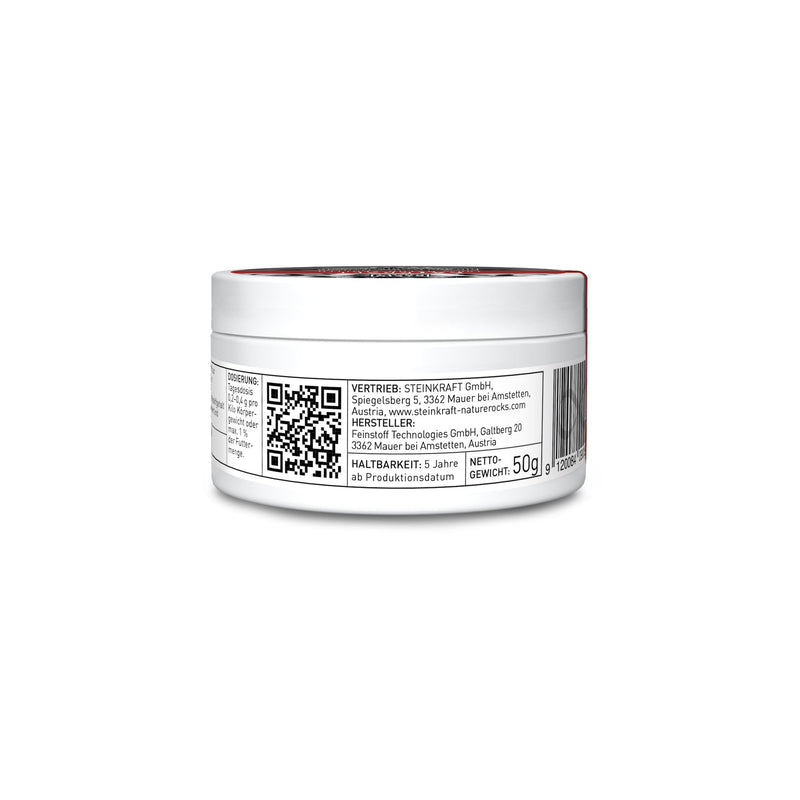 STEINKRAFT ZEOLITE powder for cats and small animals, 50g, 14 μm, natural minerals, high clinoptilolite content - BeesActive Australia