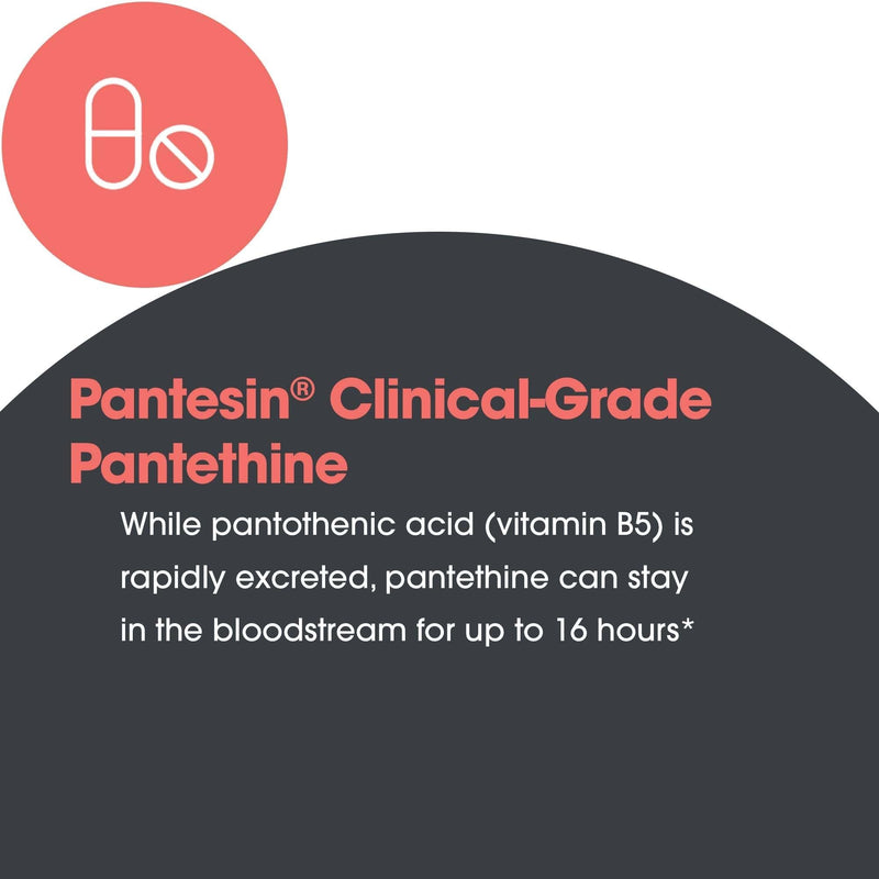 ARG Pantethine Vitamin B5 Metabolite 660 mg, 60 Capsules | Active Vitamin B5 Metabolite for Carbohydrate, Lipid and Amino Acid Metabolism, Hypoallergenic Formula