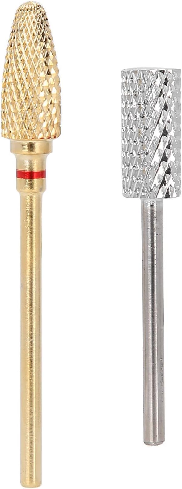 Manicure Drill Bit, 2 Pieces 2.35mm Nail Lathe Stainless Steel Foot Nail Drill Bit, Shank Diameter Nail Drill Bit, Grinding Head for Manicure Nail Art Electric Nail Drill - BeesActive Australia