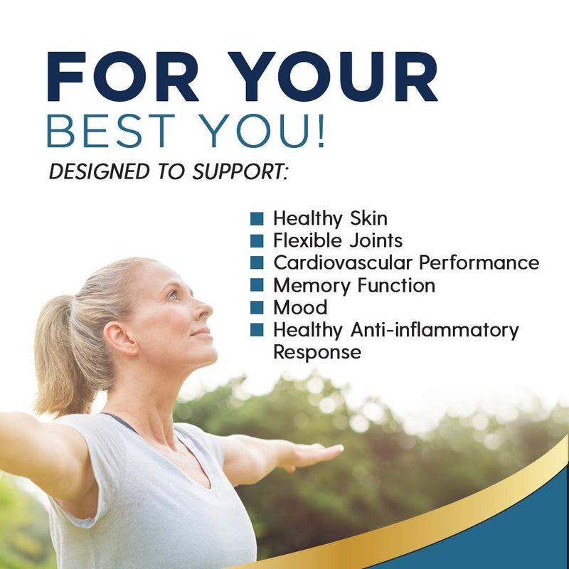 Nature's Life The Total EFA Fish Oil w/Organic Flaxseed & Borage Oils | 1200 mg | Skin, Heart & Memory | 180 Softgels