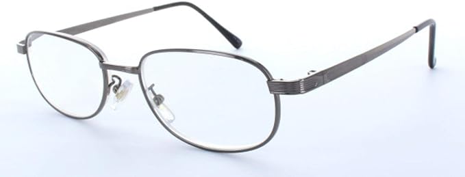 Meigan Reading Glasses, Intermediate Prescription, Men's, Luxury, Metal Frame, Less Fatigue, Aspherical Lenses, Black, Prescription 1.00, 4630-10 - BeesActive Australia