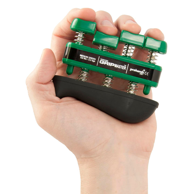Prohands Gripmaster Medical Hand and Finger Exerciser 5 Pound (Medium Tension)