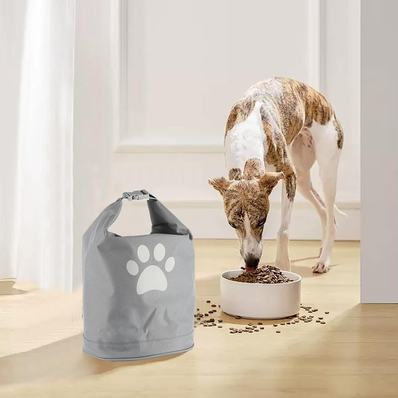 Travel Dog Food Container 10Lbs,Dog Food Travel Bag,Waterproof Dog Food Bag,Reusable Dog Travel Kibble Container,Roll Top Pet Food Bag,Dog Camping Essentials - BeesActive Australia