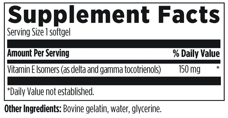 Designs for Health Annatto-E 150mg Tocotrienols - DeltaGold Vitamin E Complex Supplement with Delta + Gamma Tocotrienols - Cardiovascular, Healthy Aging + Antioxidant Support - Non-GMO (30 Softgels) 30 Count (Pack of 1)