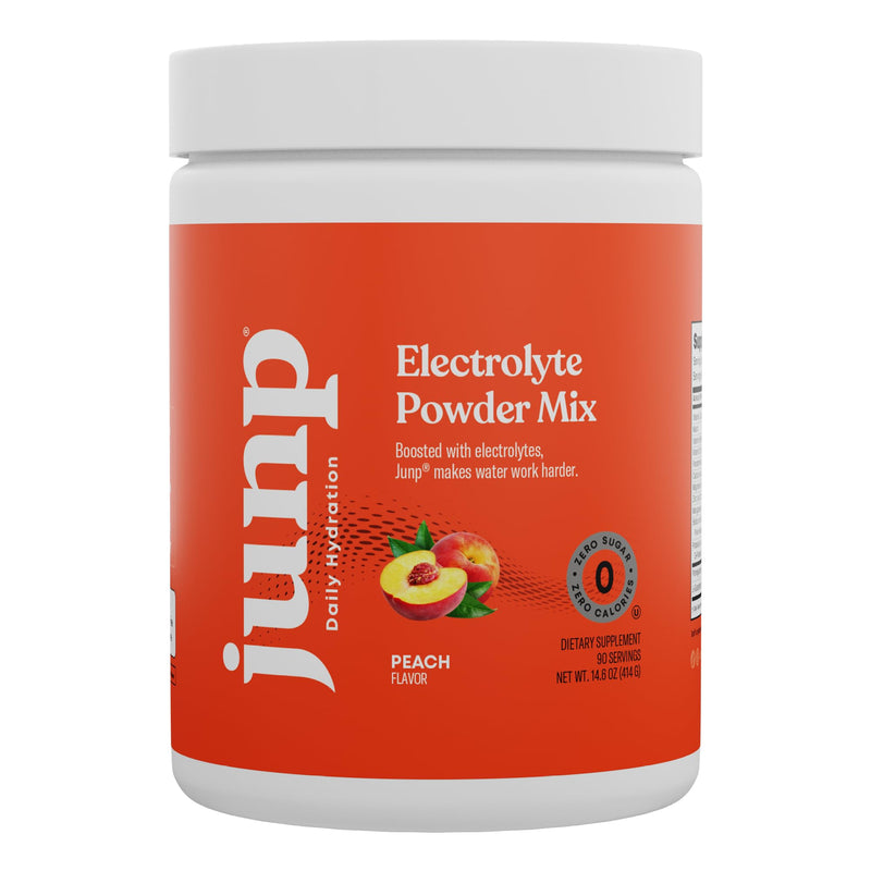 JUNP Electrolytes Powder No Sugar No Carbs, Orchard Fresh Juicy Peach Keto Electrolyte Drink Mix, Potassium & Salt Hydration Powder Electrolytes Zero Calorie Sugar Free Electrolyte Powder, 90 Servings 90 Servings (Pack of 1)