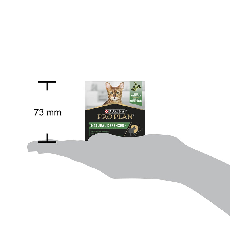 PRO PLAN Cat Natural Defences Supplement | Immune health support, immune system, antibody production | with postbiotics | Adult and Senior cats | Powder 60 g