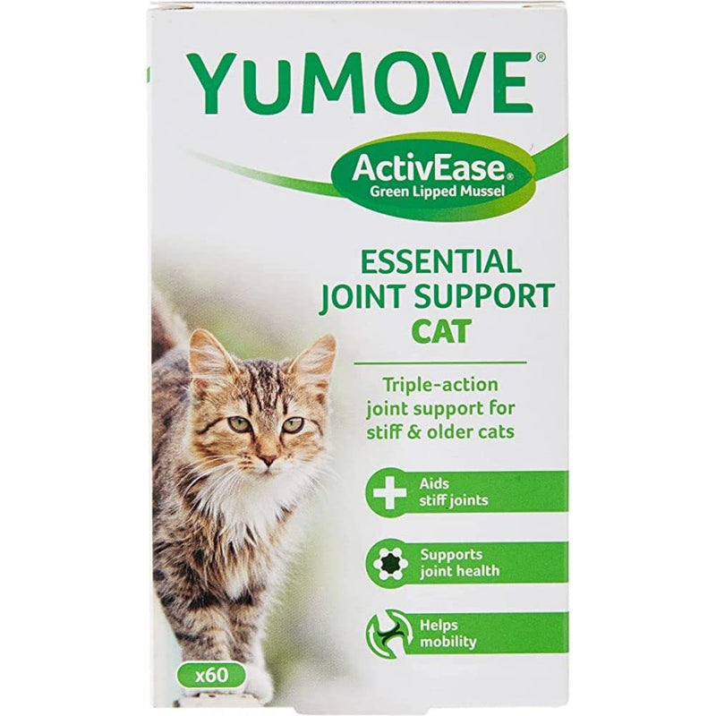 Lintbells | YuMOVE Cat | Hip and Joint Supplement for Stiff Cats| 60 Capsules & YuCALM Cat | Calming Supplement for Cats who are Stressed or Nervous, All Ages and Breeds | 30 Capsules
