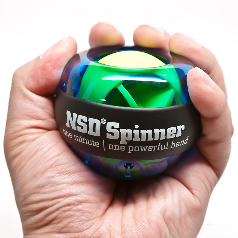 NSD Power Essential Spinner Gyro Hand Grip Strengthener Wrist Forearm Exerciser Blue