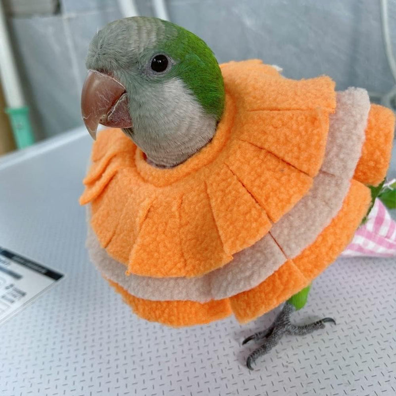 Bird Collar Anti Bite Elizabethan Recovery Cone, Parrot Neck Protector for Feather Plucking, Bird Neckwear Full Body Shield for Parakeet Color Randomly (Cockatoo) Cockatoo