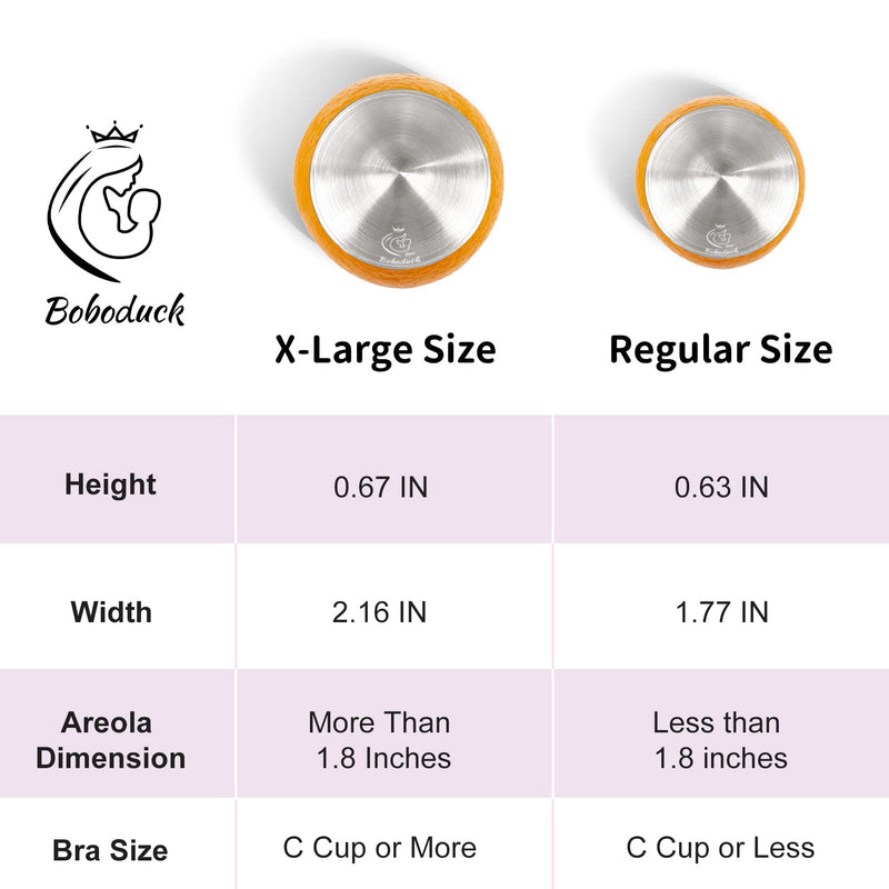 Boboduck Nipple Shields for Nursing Newborn - Trilaminate 999 Silver Nursing Cups Soothe Your Nursing Nipple, Newborn Essentials Nipple Pads, Nipple Covers Protector for Breastfeeding (Standard Size) Standard - BeesActive Australia