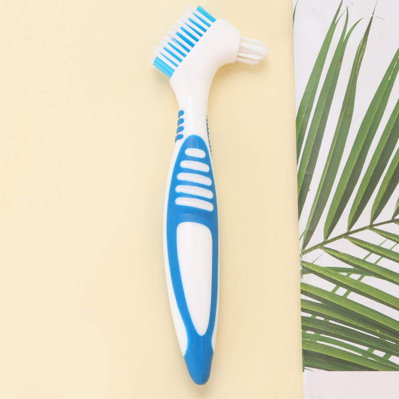 Healifty Denture Cleaning Brush Double Sided Denture Cleaner Brush Cleaning Toothbrush for Dentures False Teeth - BeesActive Australia