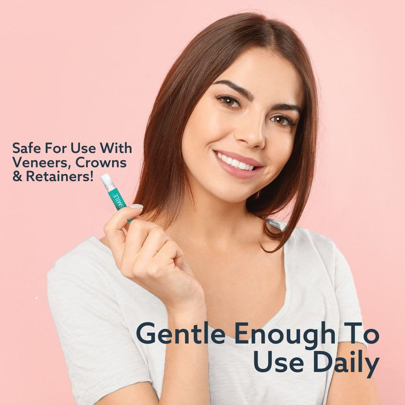 GO Smile Teeth Whitening Stain Erasers, (28 Single-use, applicators), On-The-Go Instant Teeth Cleaning, removes Coffee, red Wine and Tea Residue from Teeth Before Stains Set in, Mint Flavored 1 Fl Oz (Pack of 28) - BeesActive Australia