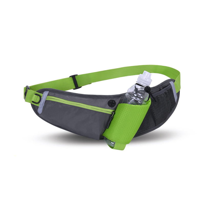 CLAPE Waist Bag Fanny Pack with Water Bottle Holder Unisex Walking Running Hiking Climbing Waistband Travel Money Belt Sport Waist Pack Fit All Kinds of Phones,Blue OT07-Blue