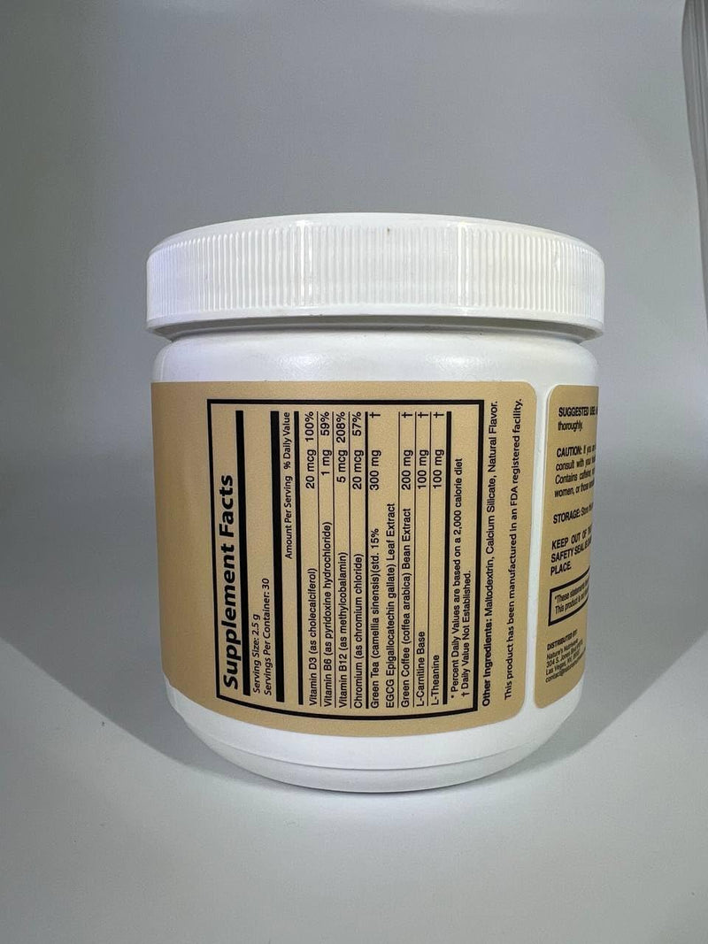 Gutfit Powder – Green Tea, Garcinia & L-Theanine – 2.65oz, 1 Month Supply | Green Tea, Garcinia Cambogia, Coffee Bean Extract & L-Theanine | Non-GMO, Made in USA | Mixes into water, powder 2.65 Ounce (Pack of 1)