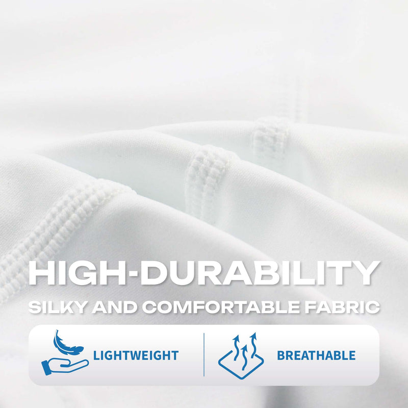 LP SUPPORT IM510 Shield Padded Arm Sleeve, Protective Elbow Support for Tennis, Basketball, Volleyball for Men & Women White X-Large