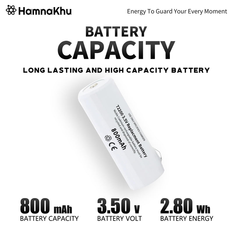 3.5V Replacement Battery for Welch Allyn 72200-800mAh Nickel-Cadmium Rechargeable Battery (Fits 60835, 71000, and 71670 Power Handles) - BeesActive Australia