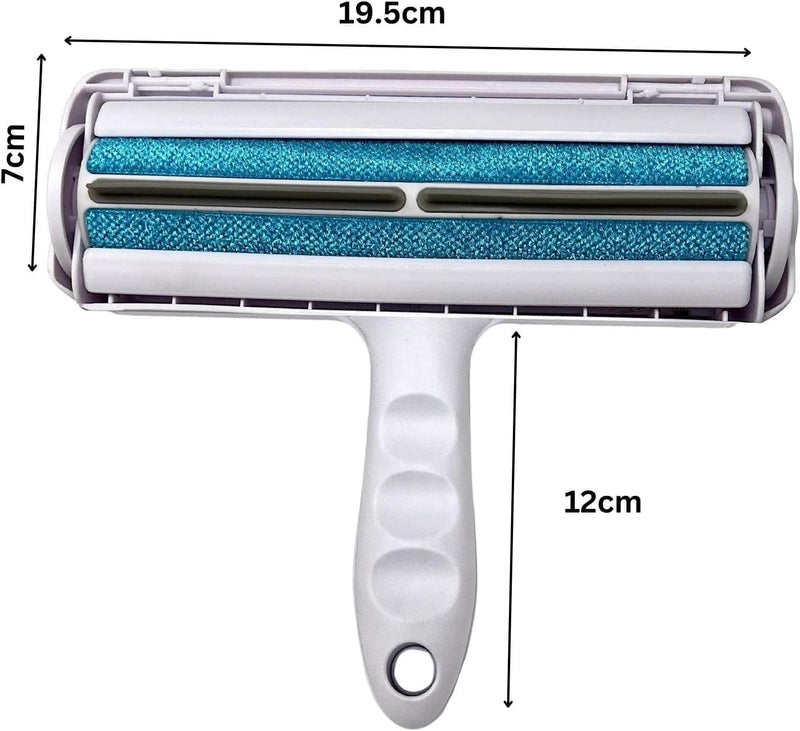 BOUMOUR® Pet Hair Remover, Lint Roller, Pet Hair, Pet Hair Tool, Pet Hair Removal, Carpets, Sofa, Bed Self-Cleaning for Removing Cat Hair & Dog Hair, Reusable. - BeesActive Australia