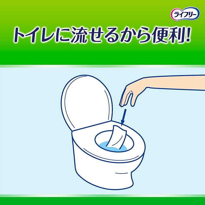 Lifeley Adult Wipes, Flushable in the Toilet, 864 Sheets (72 Sheets x 12) [Case Item] -  Australia