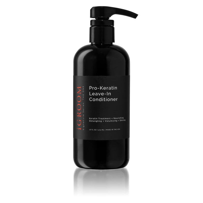 iGroom Dog Shampoo + Dog Conditioner Groomers Bundle - Squalane Care Dog Shampoo for Dropcoats, Strong and Healthy Hair, 16 oz - Pro-Keratin Leave-in Dog Conditioner, Excellent Detangling, 16 oz - PawsPlanet Australia
