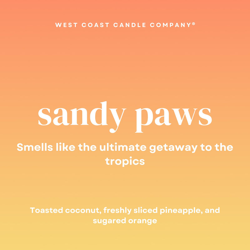 Pet Friendly Wax Melts | Pet Safe Wax Melts | All Natural Dog Safe Wax Melts | Non-Toxic Wax Melts | Pet Odor Eliminator | Pure Soy Wax Melts | Veterinarian Approved (Sandy Paws) Sandy Paws - BeesActive Australia