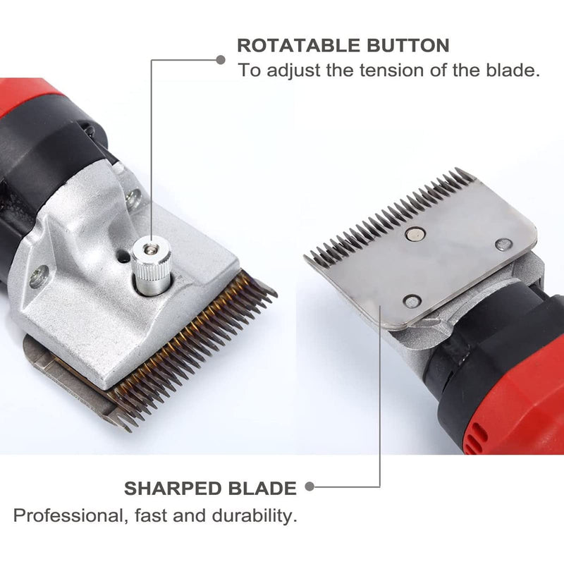 Horse Scissors Replacement Blades, 35 Teeth Professional Carbide Clipper Blades Horse Clipper Replacement Blade Carbide Cattle Hair Trimmer Universal Blades for Horses, Horses, Goats - BeesActive Australia