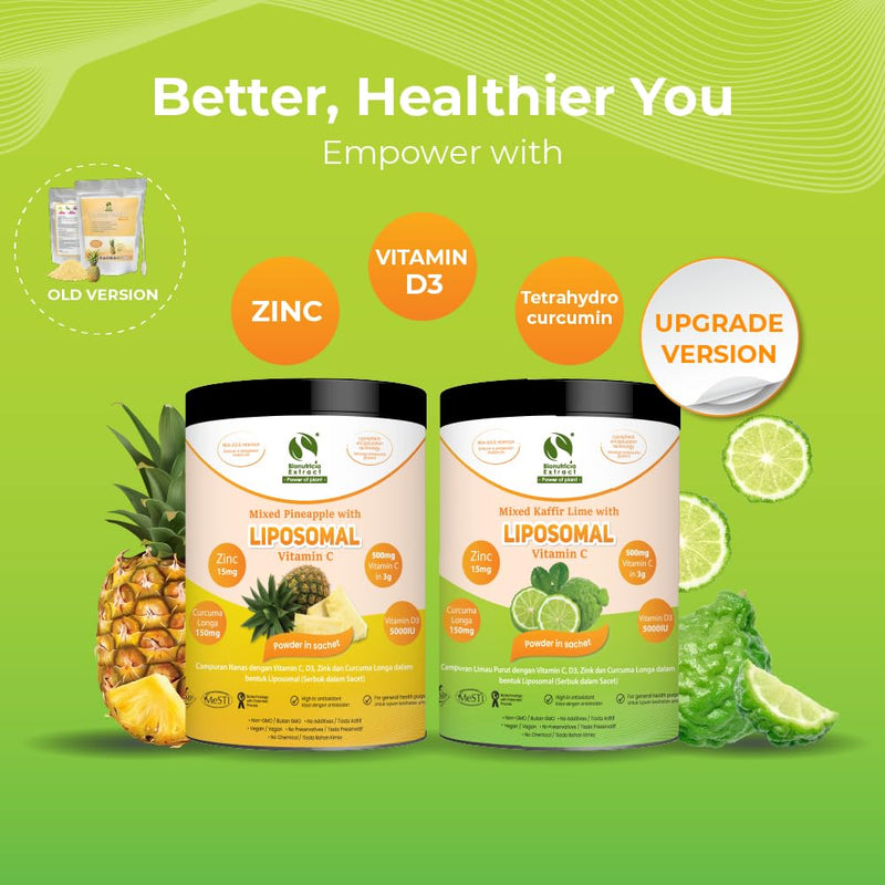 Liposomal Vitamin c Enhanced with Kaffir Lime Extract (20 sachets)