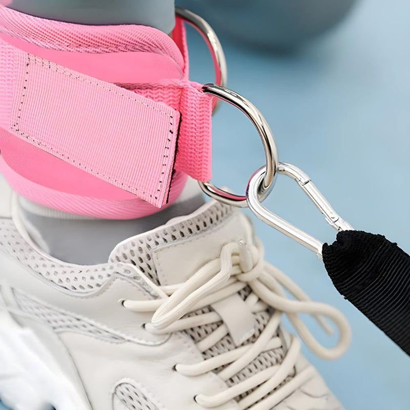 Ankle Resistance Bands with Cuffs, Ankle Bands for Working Out, Ankle Resistance Band, 5 Resistance Levels Glutes Workout Equipment, Butt Exercise Equipment for Women Legs and Glutes