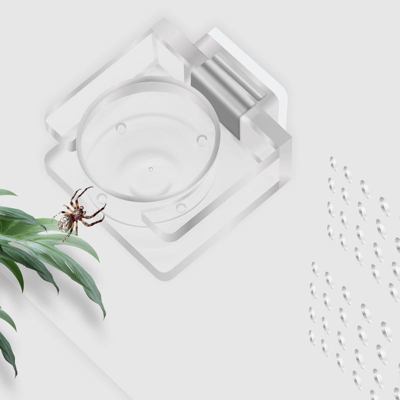 Acrylic Jumping Spider Feeding Dish Accessories, Transparent Jumping Spider Enclosure Accessories, Tarantula Enclosure Accessories for Tarantula, Jumping Spider Feeding Dish Spider Terrarium - BeesActive Australia
