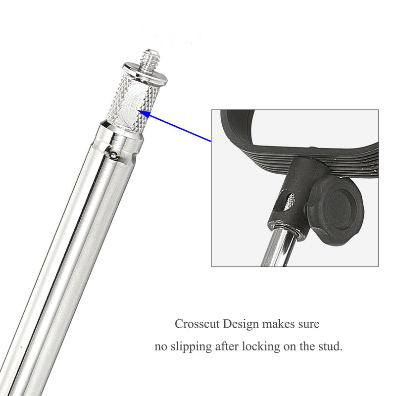 PHOCUS 22 inch C Stand Boom Arm, Extension Boom Arm for Photography, C Stand Light Stand, Reflector Flag, Studio Video Equipment (22 inch)