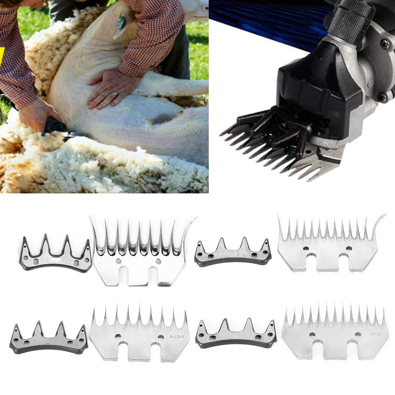 Sheep Shearing Knife, High Strength Stainless Steel Shearing Knife with Swivel Blade, Goat Shearing Knife, Replacement for Shearing Blade (13 Tooth Curved Blade (+ Swing Blade)) 13 Tooth Curved Blade (+ Swing Blade) - BeesActive Australia