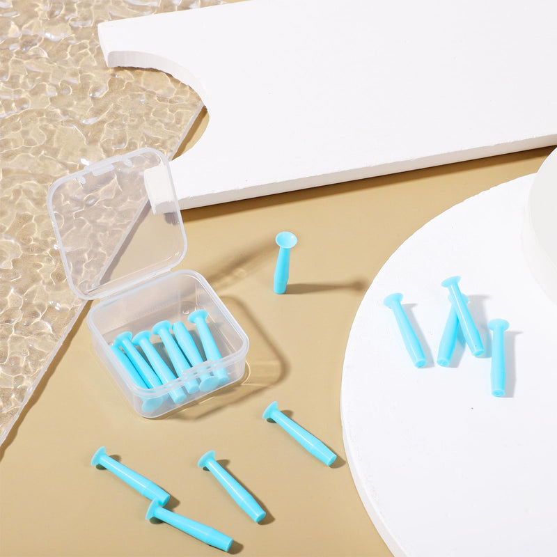 15pcs Contact Lens Remover Tool with Storage Box, Soft Rubber Eye Contact Lens Plunger Suction Cup Lenses Inserter Tools Ideal for Travel and Daily Use - BeesActive Australia