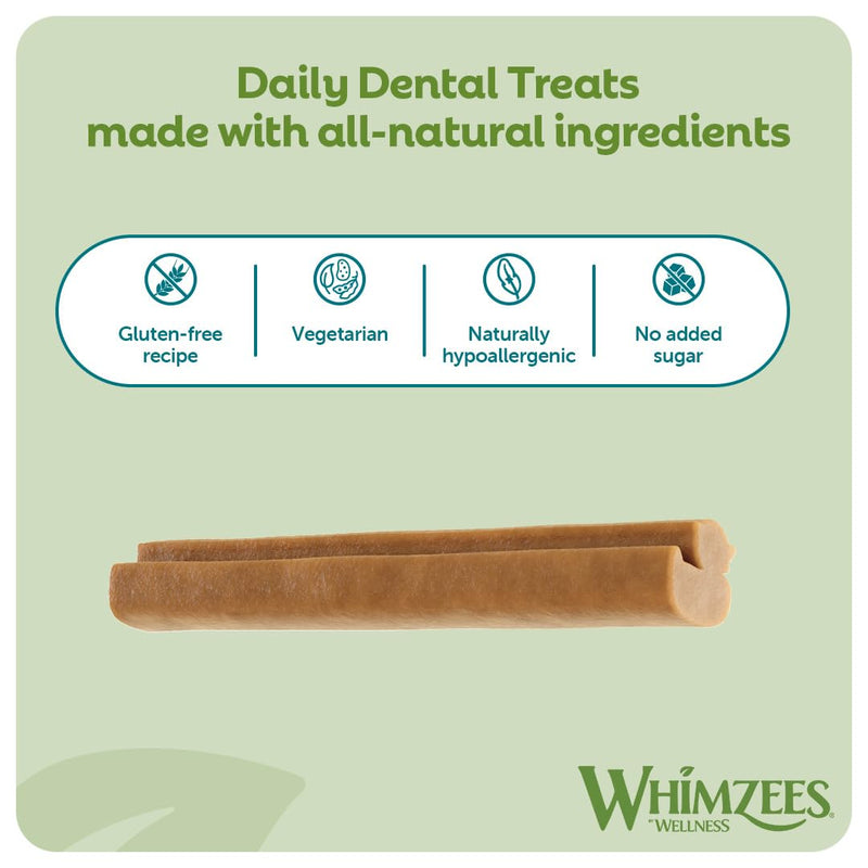 WHIMZEES Puppy Stix M/L, 14 Pieces – Dog Dental Stix, Size M/L, Dog Dental Sticks for Medium and Large Breeds, Natural and Grain Free, Rawhide-Free, Vegetarian, No Added Sugar Medium to Large Breed (9-14kg) 15.07 g (Pack of 14)
