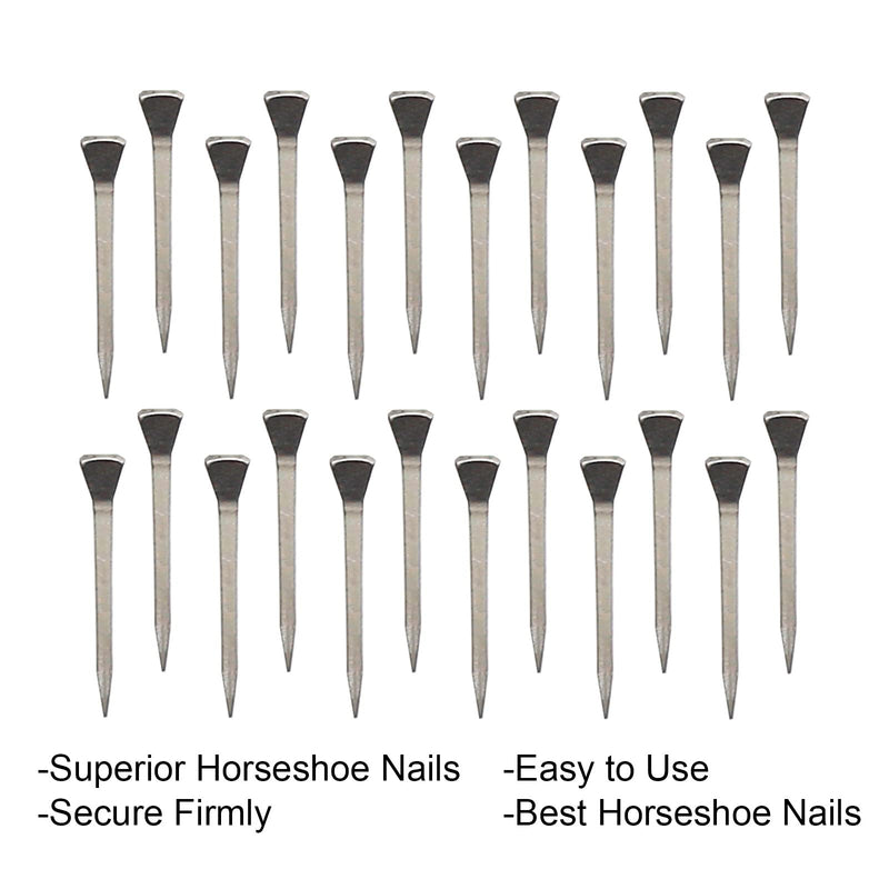 250Pcs E5 Horseshoe Nails, Stainless Steel Horse Hoof Nails Horseshoe Nails for Securing Firmly - BeesActive Australia