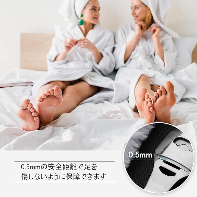 Samcos Exfoliating Fish Eye Removal, Stainless Steel Foot Care Set, Removes Exfoliates, Removes Plantar Stains, Foot Care Tool, Includes 10 Replacement Blades - BeesActive Australia