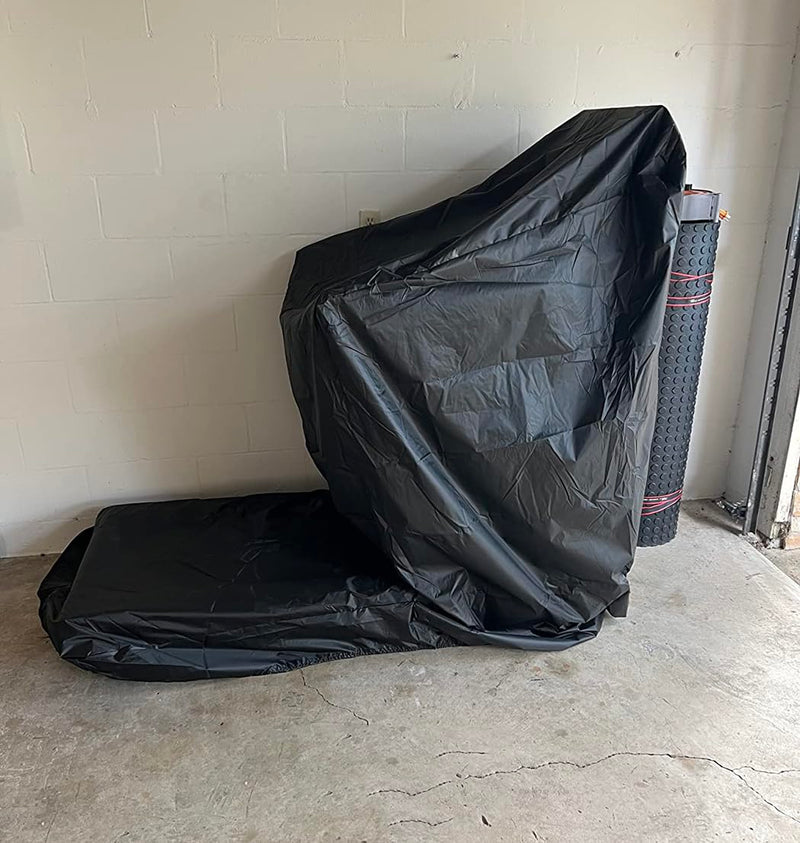 J&C Treadmill Protective Covers Dustproof Folding Running Machine Protective Cover Lightweight Durable Waterproof Sports Treadmill Cover for Home/Indoor Or Outdoor Treadmills Black 64x29x43"